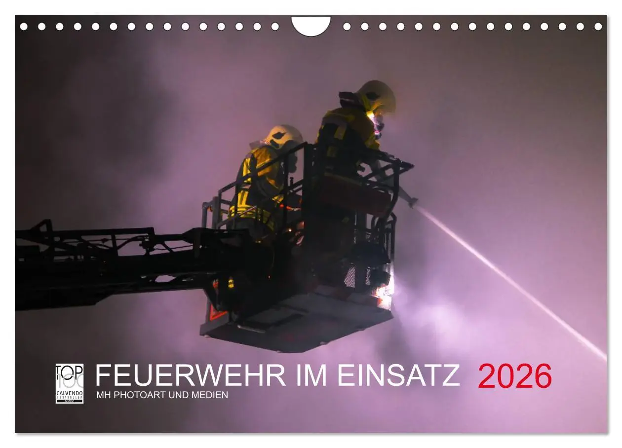 Cover: 9783516017861 | FEUERWEHR IM EINSATZ (Wandkalender 2026 DIN A4 quer), CALVENDO...
