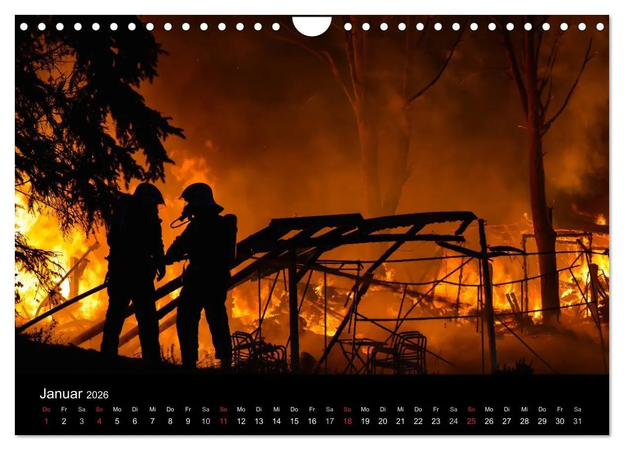 Bild: 9783516017861 | FEUERWEHR IM EINSATZ (Wandkalender 2026 DIN A4 quer), CALVENDO...