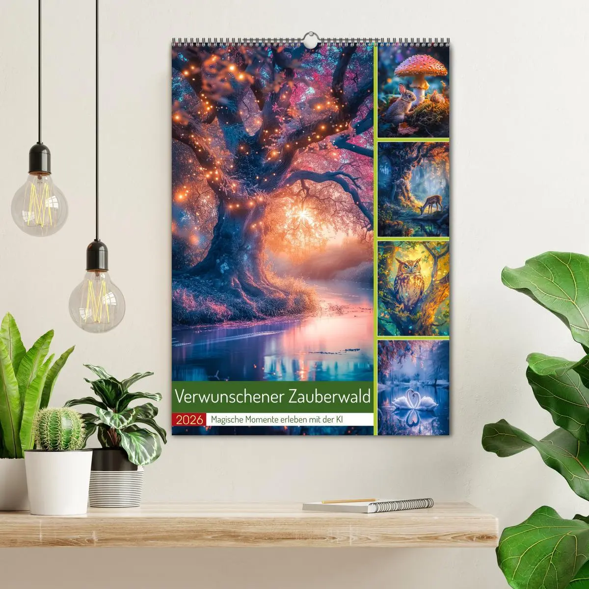 Bild: 9783516257861 | Verwunschener Zauberwald (Wandkalender 2026 DIN A2 hoch), CALVENDO...