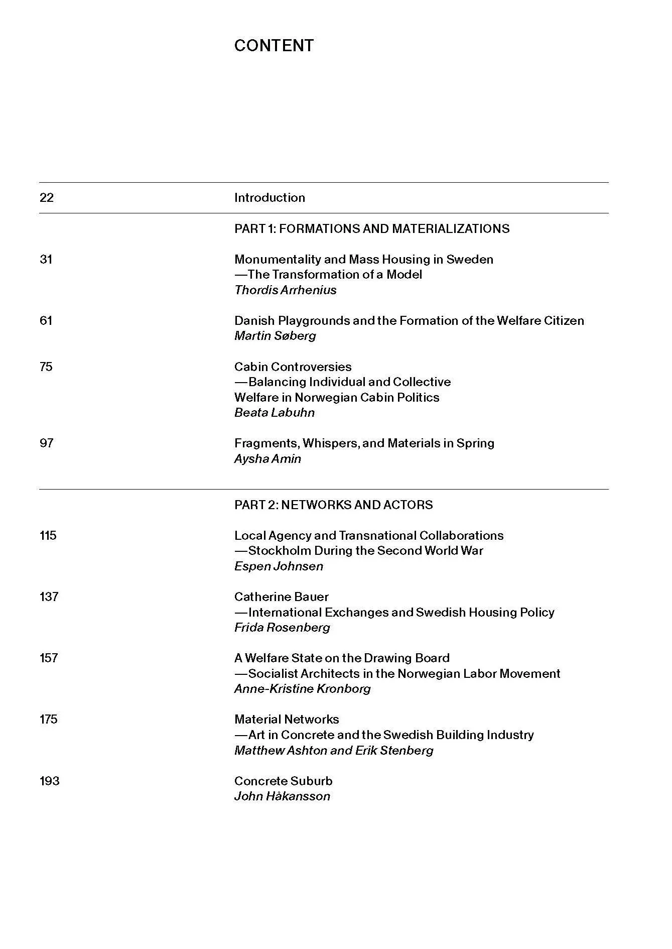 Bild: 9783035627961 | Architecture and Welfare | Scandinavian Perspectives | Taschenbuch