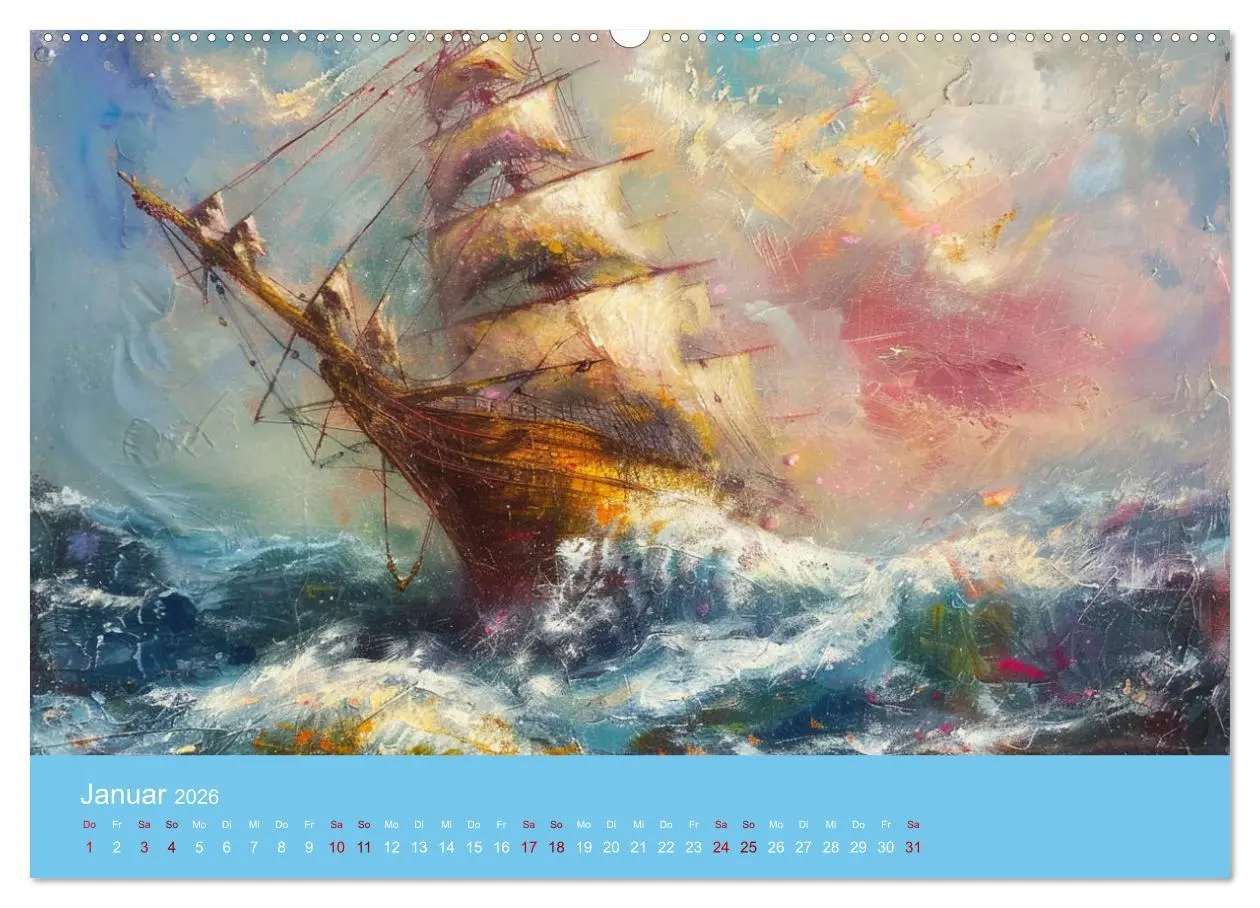 Bild: 9783457397961 | Das trunkene Schiff mit Bildern im William Turner-Stil...