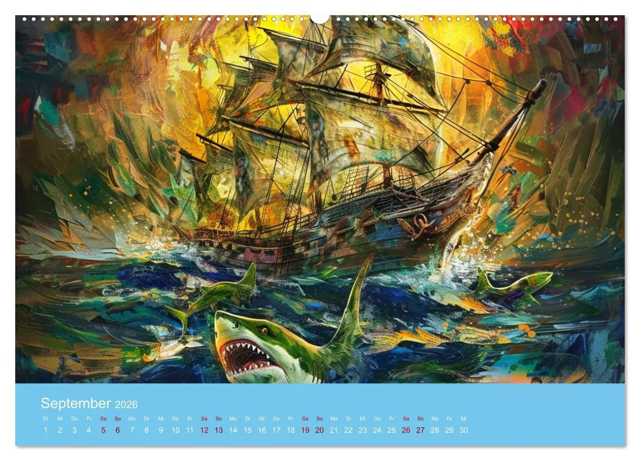 Bild: 9783457397961 | Das trunkene Schiff mit Bildern im William Turner-Stil...
