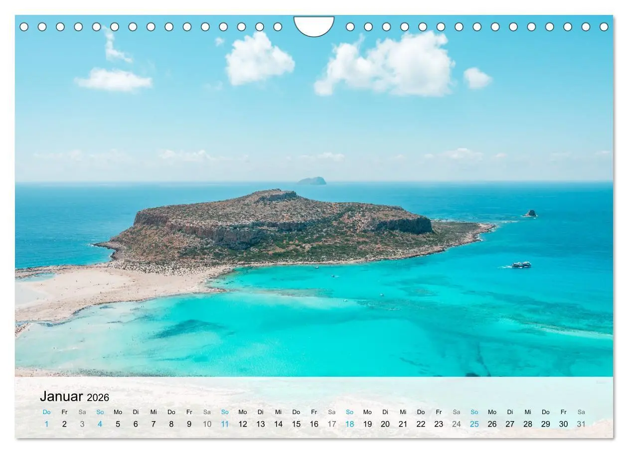 Bild: 9783457607961 | Kreta - Die Highlights der Insel (Wandkalender 2026 DIN A4 quer),...