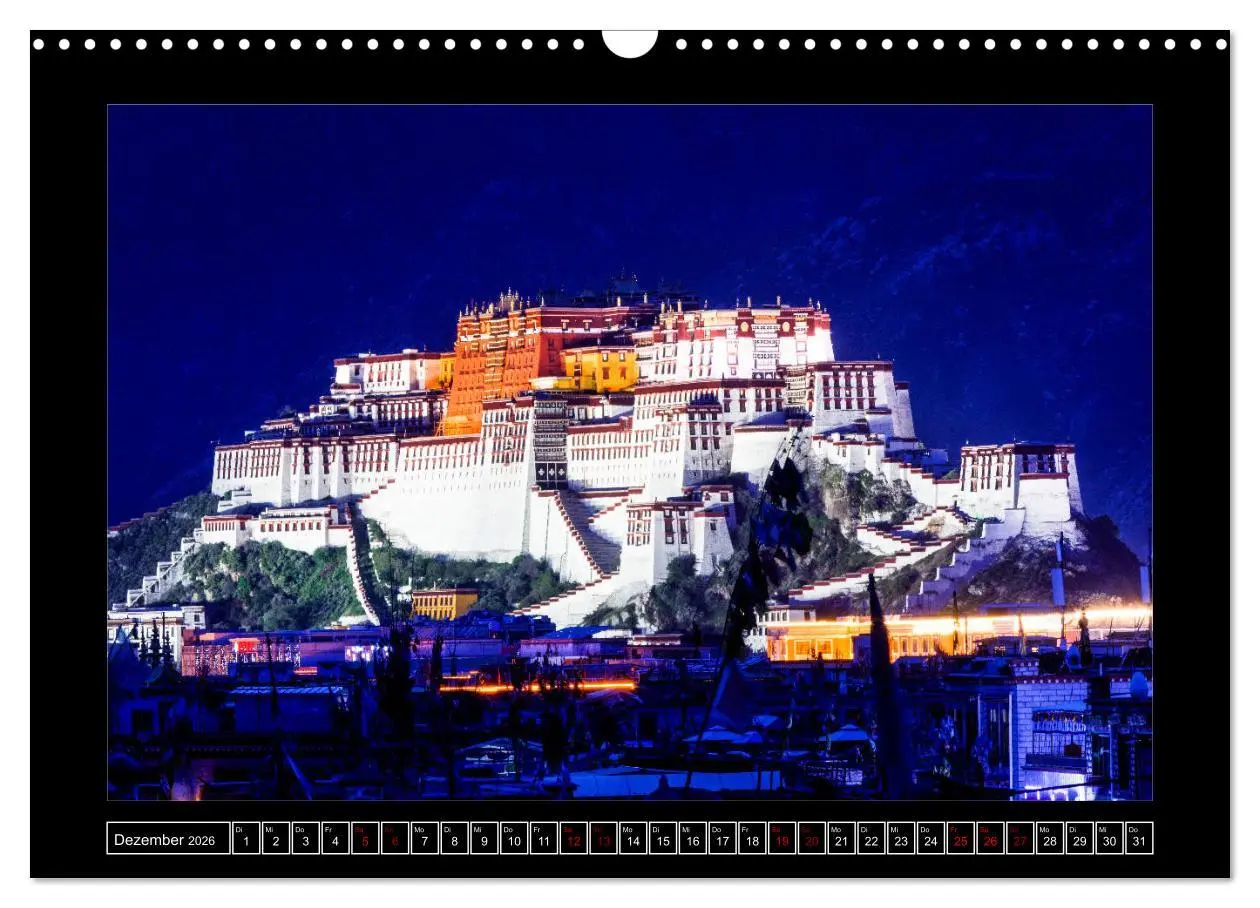 Bild: 9783457847961 | Eine Rundreise durch Tibet (Wandkalender 2026 DIN A3 quer),...