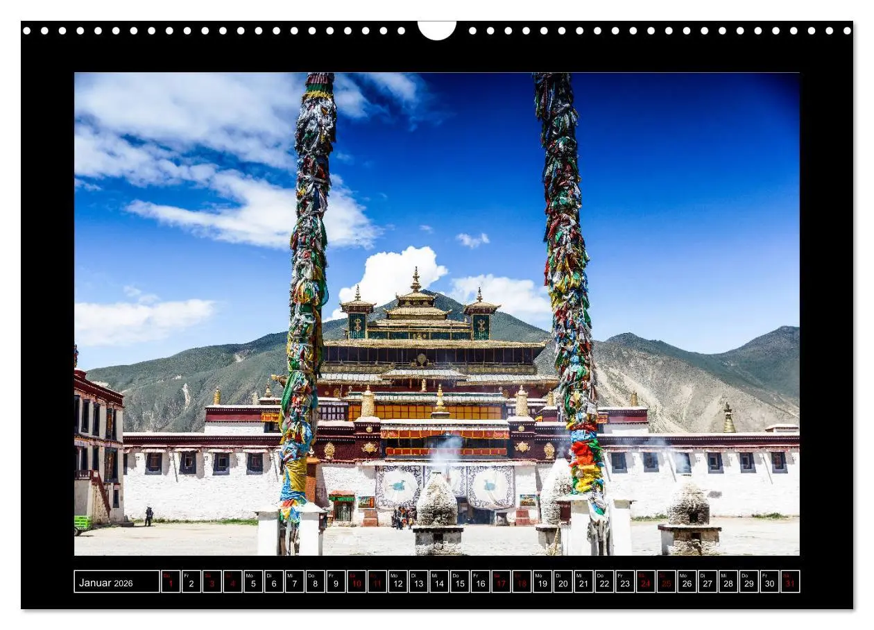 Bild: 9783457847961 | Eine Rundreise durch Tibet (Wandkalender 2026 DIN A3 quer),...