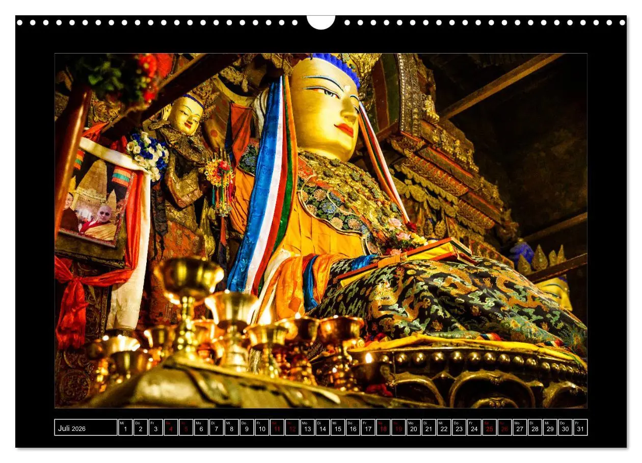 Bild: 9783457847961 | Eine Rundreise durch Tibet (Wandkalender 2026 DIN A3 quer),...