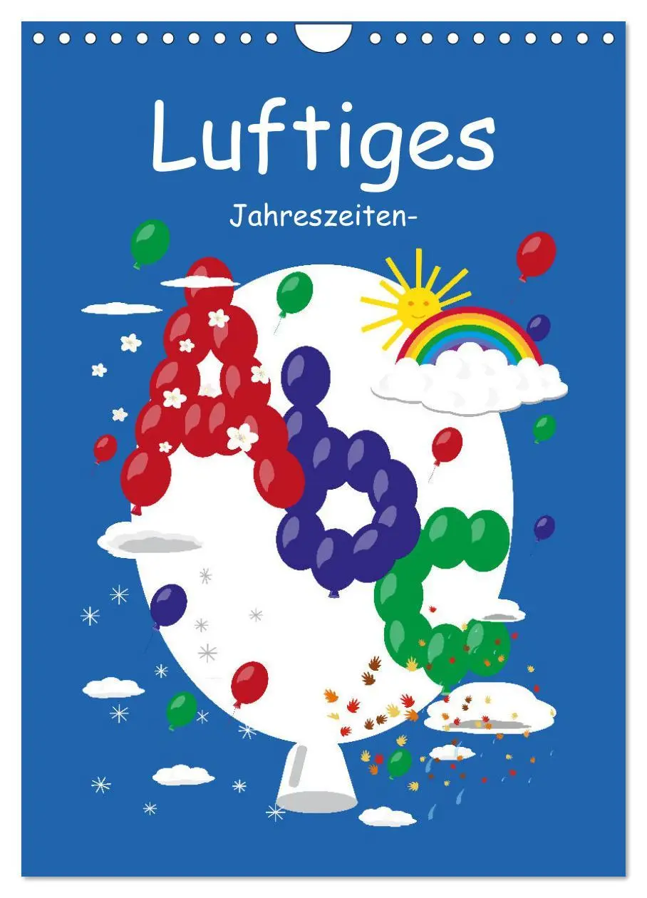 Cover: 9783516317961 | Luftiges Jahreszeiten-Abc (Wandkalender 2026 DIN A4 hoch), CALVENDO...