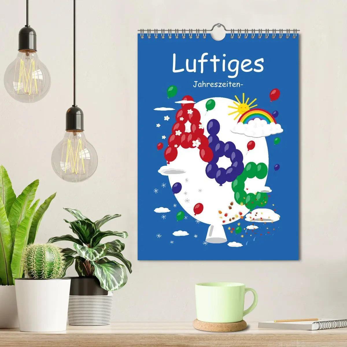 Bild: 9783516317961 | Luftiges Jahreszeiten-Abc (Wandkalender 2026 DIN A4 hoch), CALVENDO...