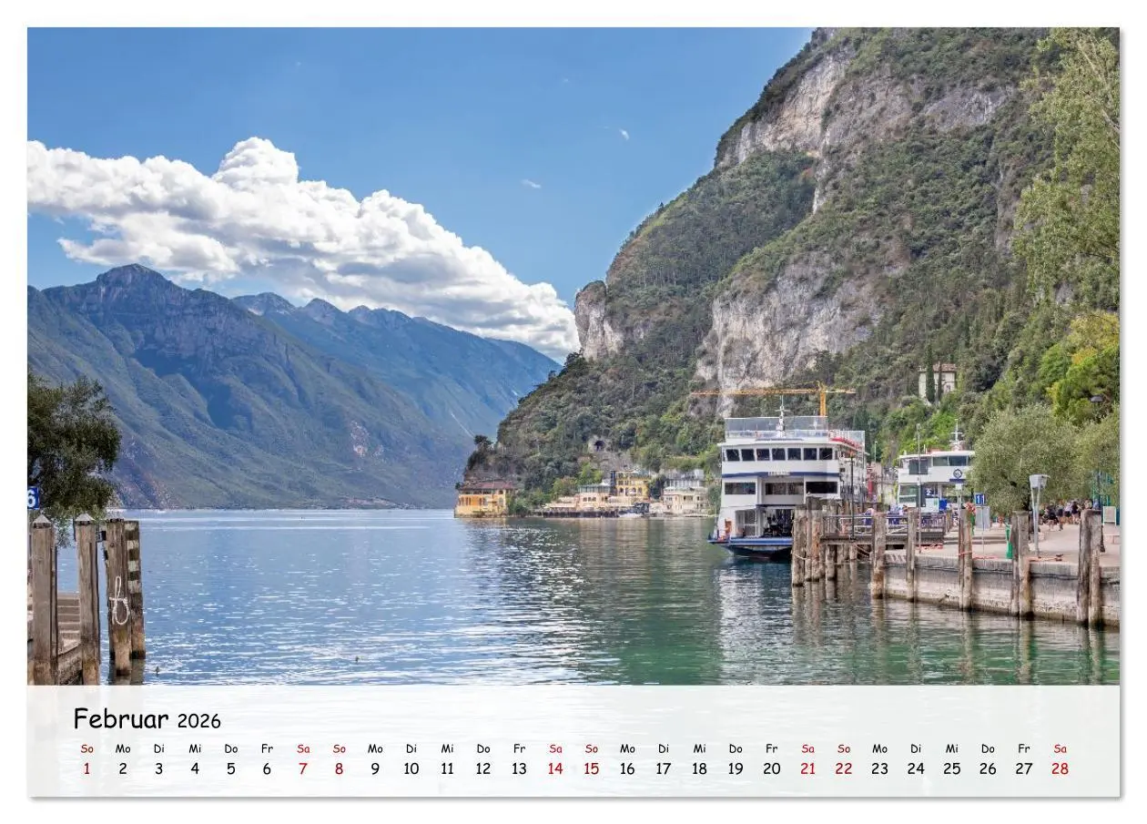 Bild: 9783516627961 | Riva del Garda - Am Gardasee ganz im Norden (Tischkalender 2026 DIN...