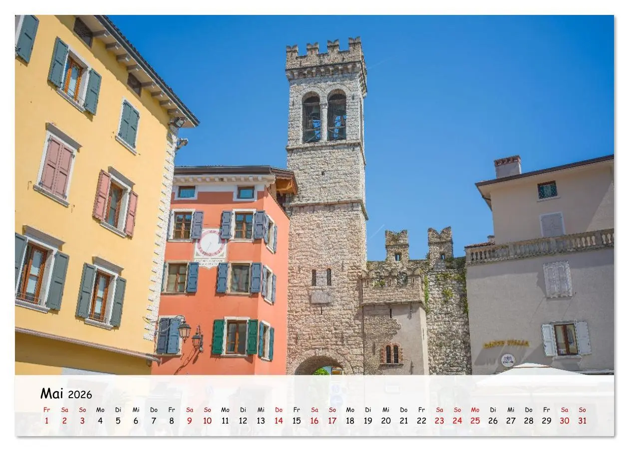 Bild: 9783516627961 | Riva del Garda - Am Gardasee ganz im Norden (Tischkalender 2026 DIN...