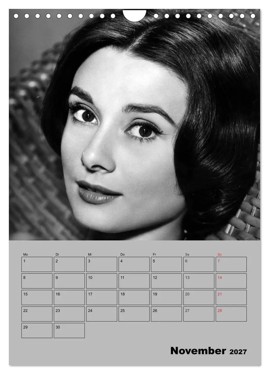 Bild: 9783569957961 | Hollywood-Diva. Audrey Hepburn (Wandkalender 2027 DIN A4 hoch),...