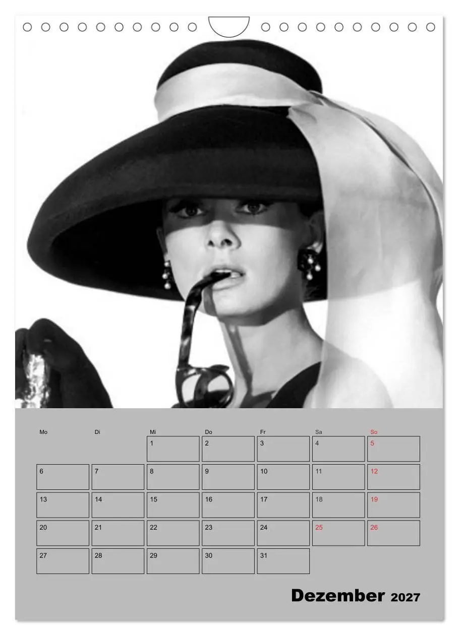 Bild: 9783569957961 | Hollywood-Diva. Audrey Hepburn (Wandkalender 2027 DIN A4 hoch),...