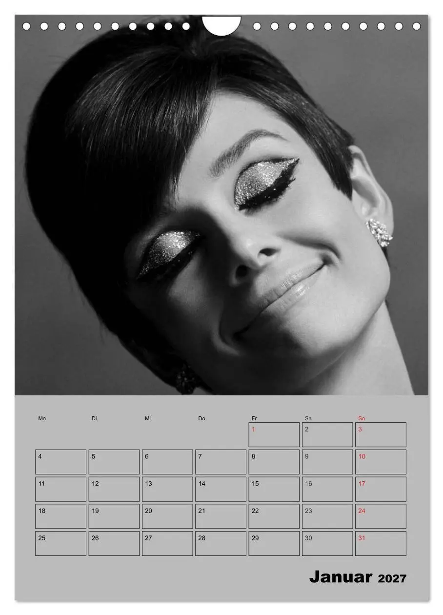Bild: 9783569957961 | Hollywood-Diva. Audrey Hepburn (Wandkalender 2027 DIN A4 hoch),...