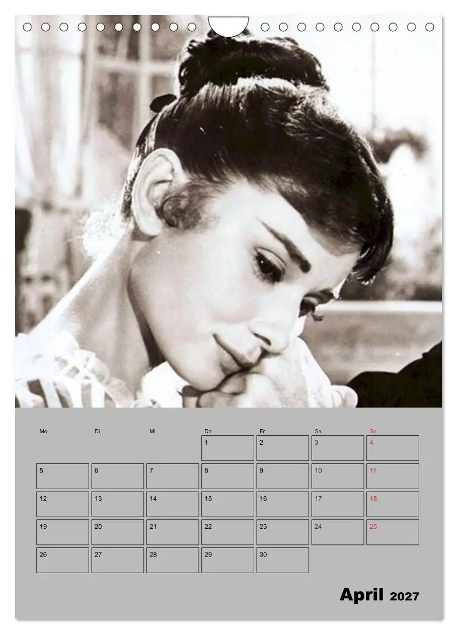 Bild: 9783569957961 | Hollywood-Diva. Audrey Hepburn (Wandkalender 2027 DIN A4 hoch),...