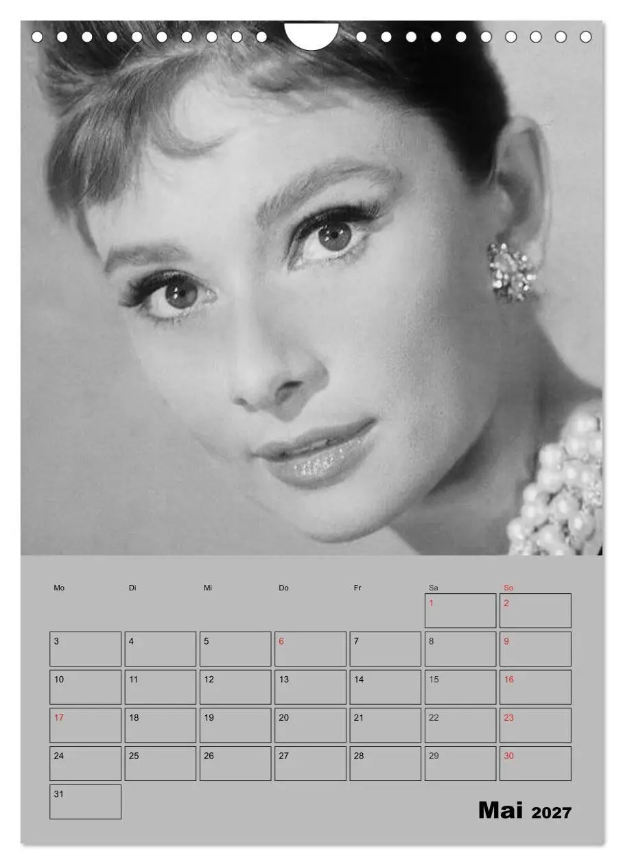 Bild: 9783569957961 | Hollywood-Diva. Audrey Hepburn (Wandkalender 2027 DIN A4 hoch),...