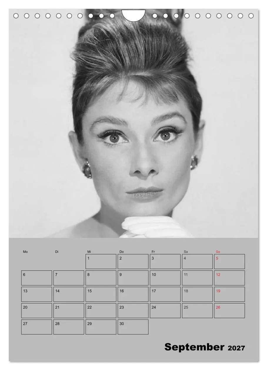 Bild: 9783569957961 | Hollywood-Diva. Audrey Hepburn (Wandkalender 2027 DIN A4 hoch),...