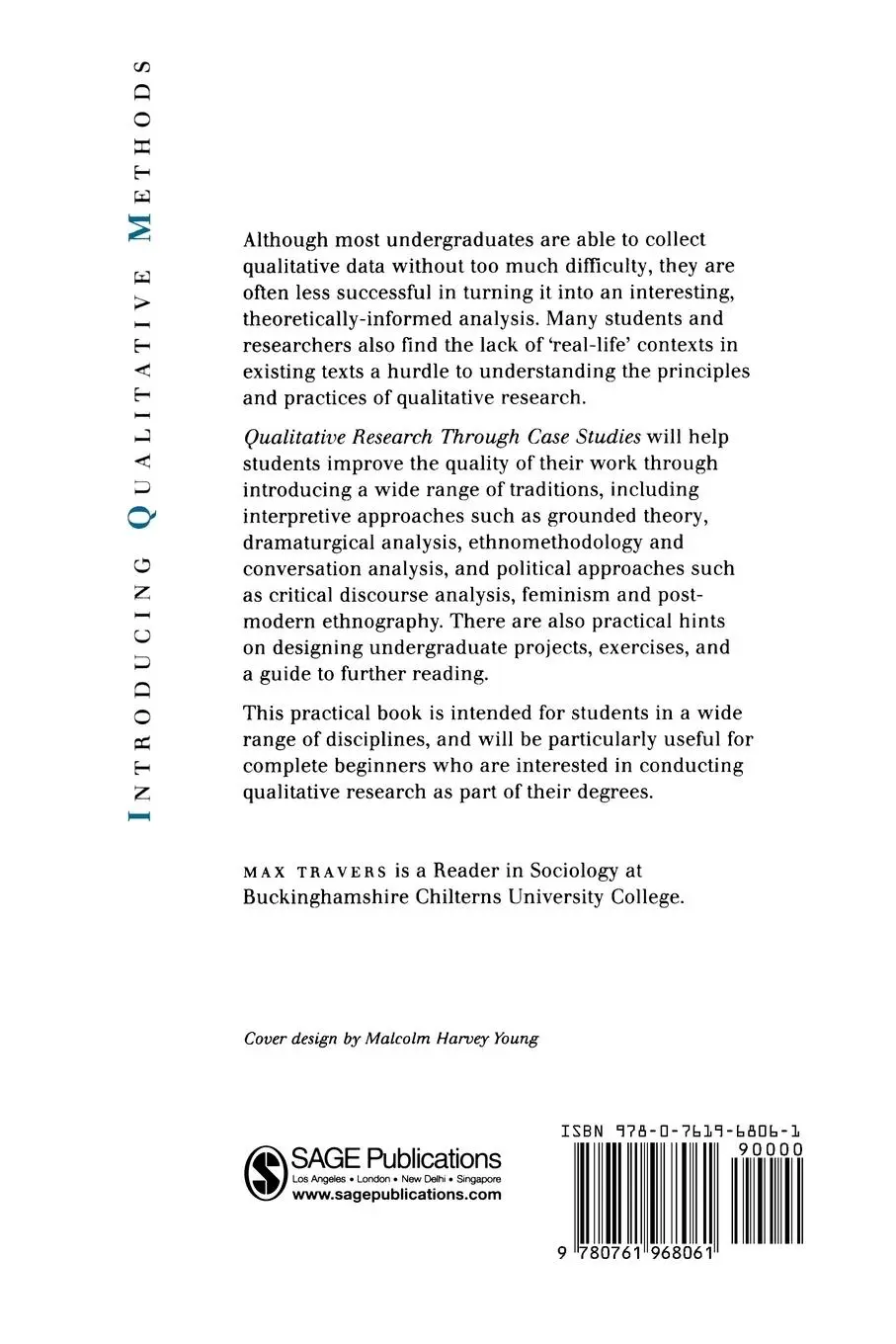 Rückseite: 9780761968061 | Qualitative Research through Case Studies | Max Travers | Taschenbuch
