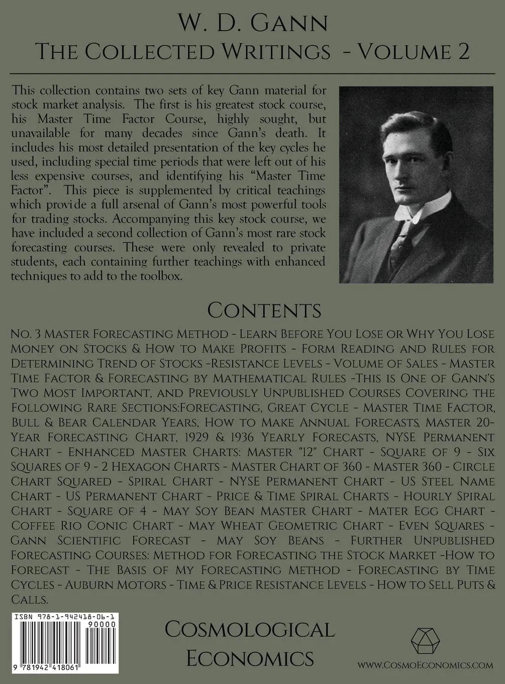 Rückseite: 9781942418061 | Collected Writings of W.D. Gann - Volume 2 | William D Gann | Buch