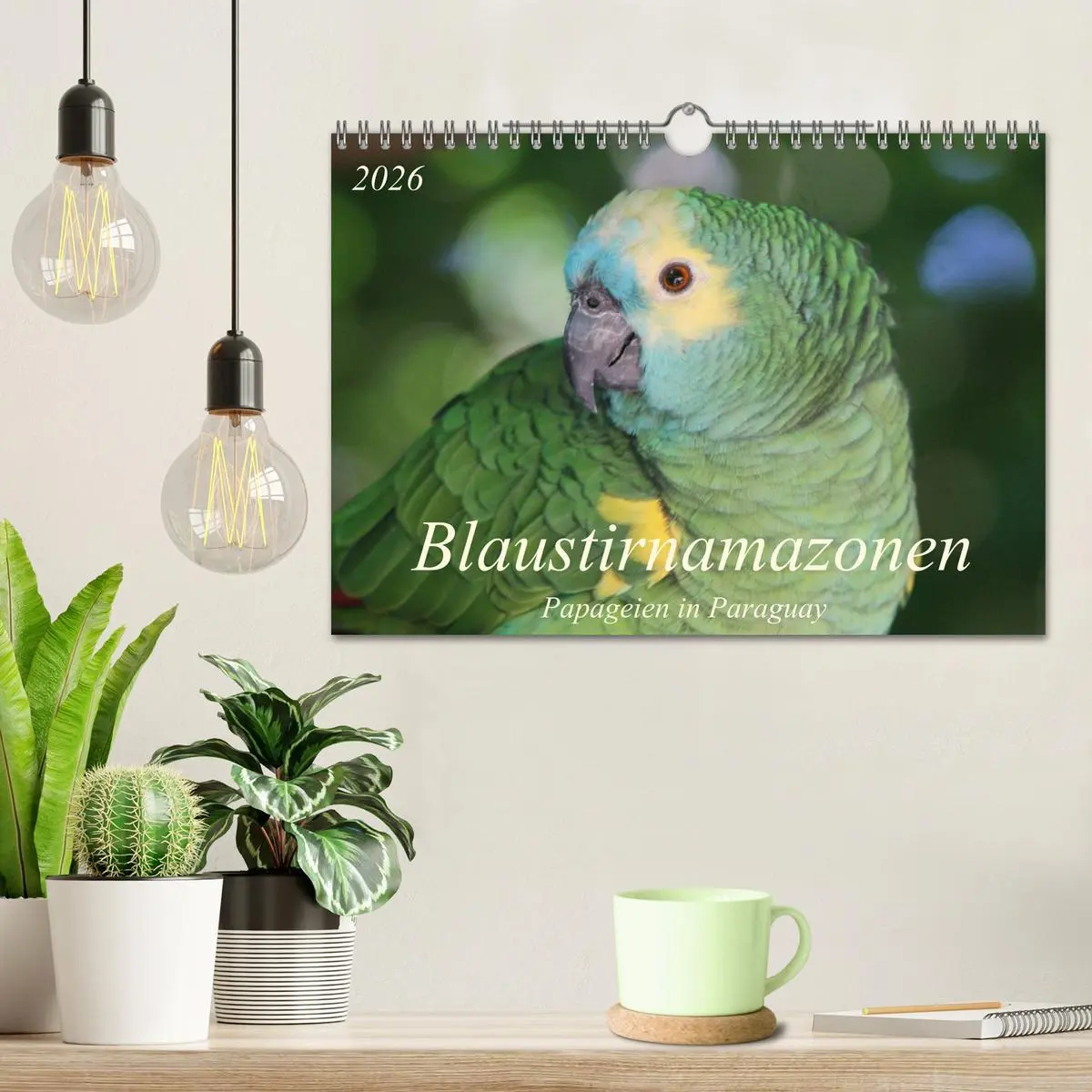 Bild: 9783516138061 | Blaustirnamazonen - Papageien in Paraguay (Wandkalender 2026 DIN A4...