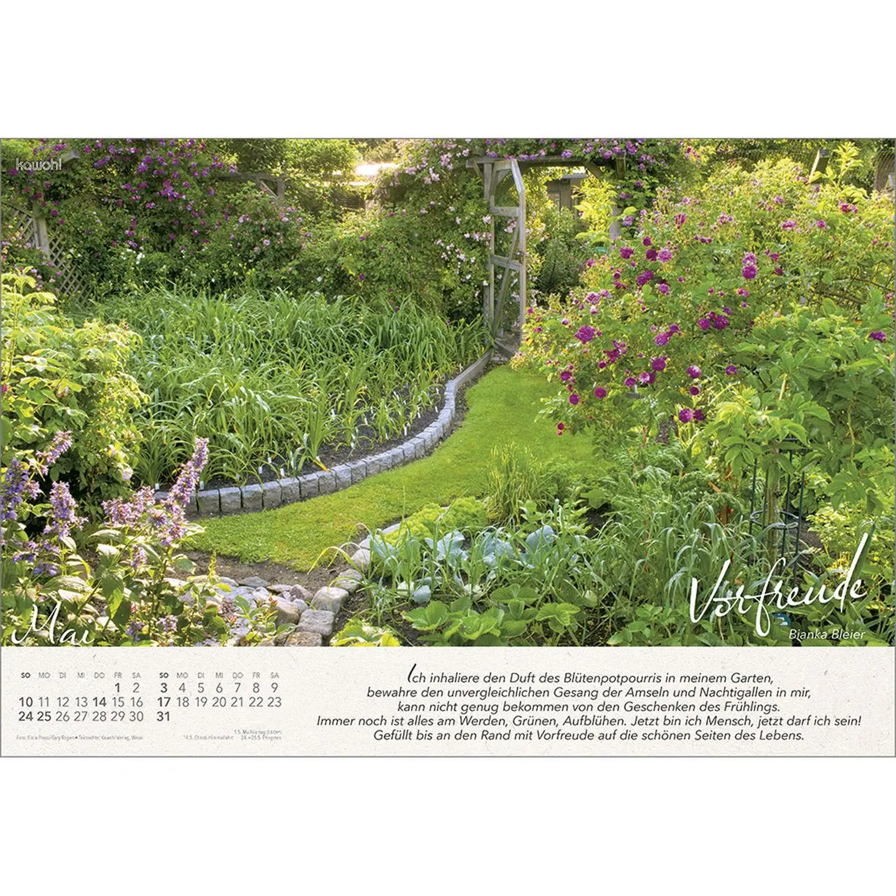 Bild: 9783754808061 | Wo Himmel und Erde sich berühren 2026 | Gartenkalender | Bianka Bleier