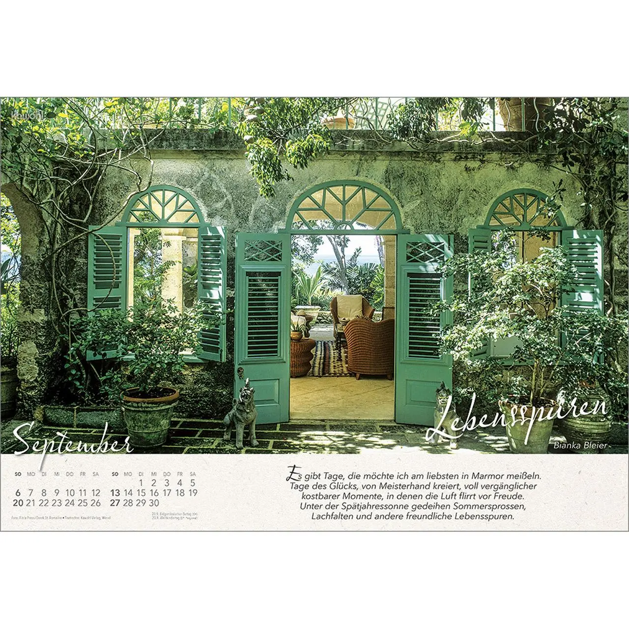 Bild: 9783754808061 | Wo Himmel und Erde sich berühren 2026 | Gartenkalender | Bianka Bleier