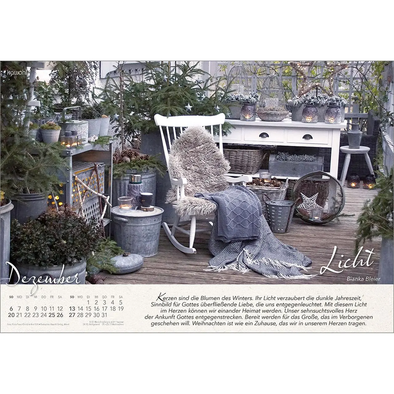 Bild: 9783754808061 | Wo Himmel und Erde sich berühren 2026 | Gartenkalender | Bianka Bleier