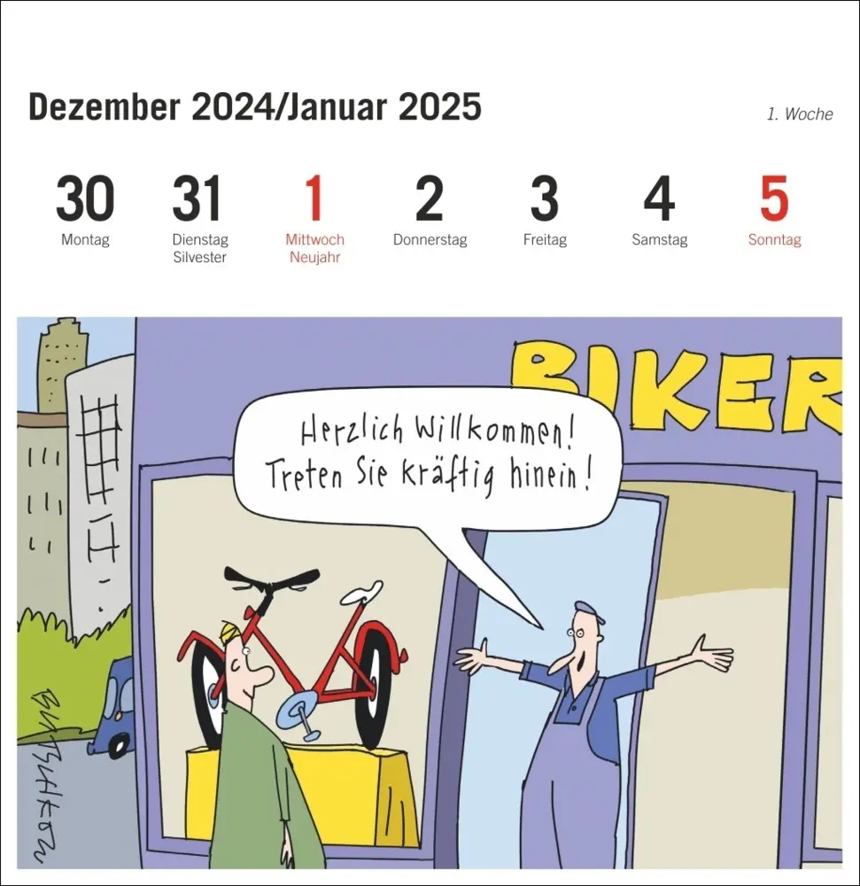 Bild: 9783756408061 | Peter Butschkow: Fahrrad unser Premium-Postkartenkalender 2025 | 2025