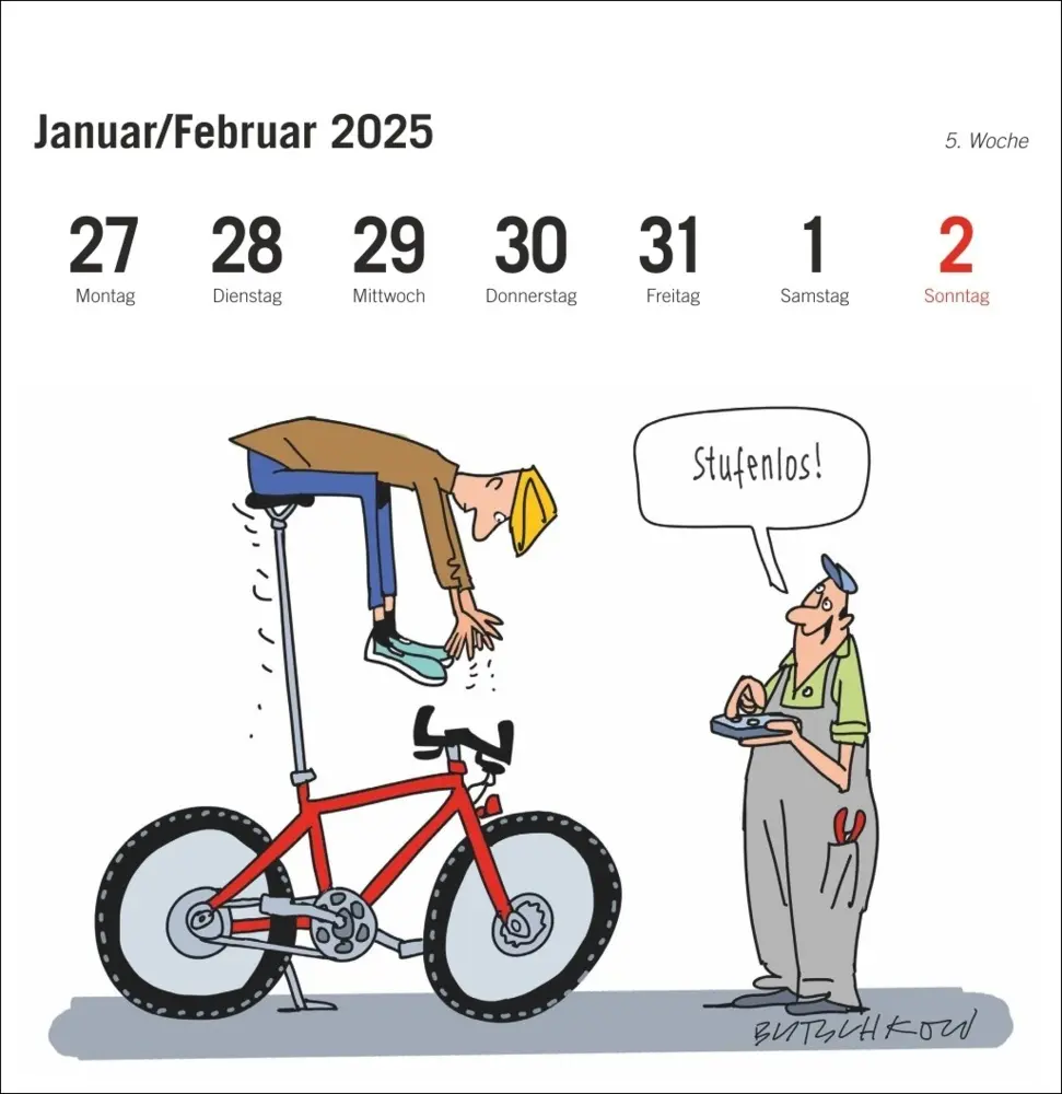 Bild: 9783756408061 | Peter Butschkow: Fahrrad unser Premium-Postkartenkalender 2025 | 2025