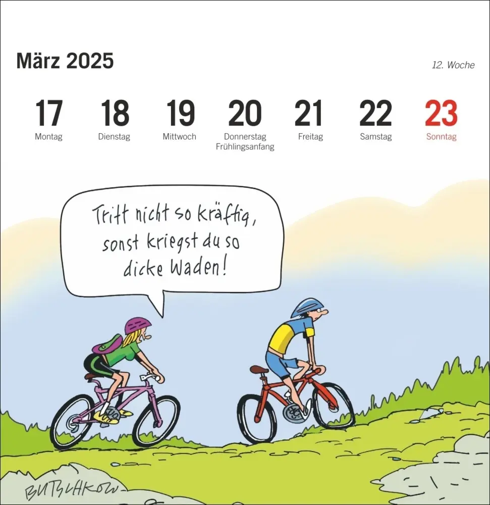 Bild: 9783756408061 | Peter Butschkow: Fahrrad unser Premium-Postkartenkalender 2025 | 2025
