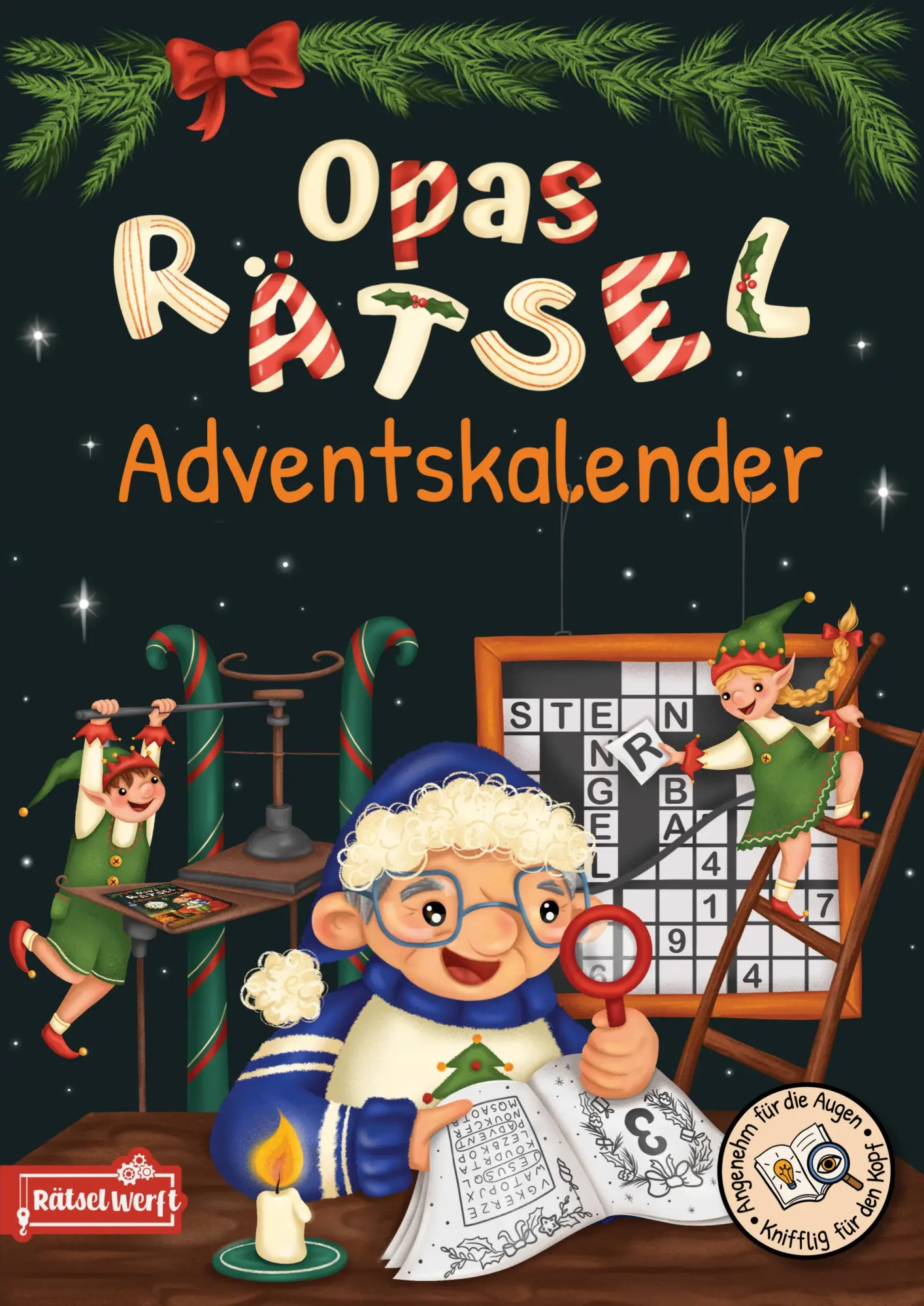 Cover: 9789403818061 | Opas Rätsel Adventskalender | Rätsel Werft | Taschenbuch | 124 S.