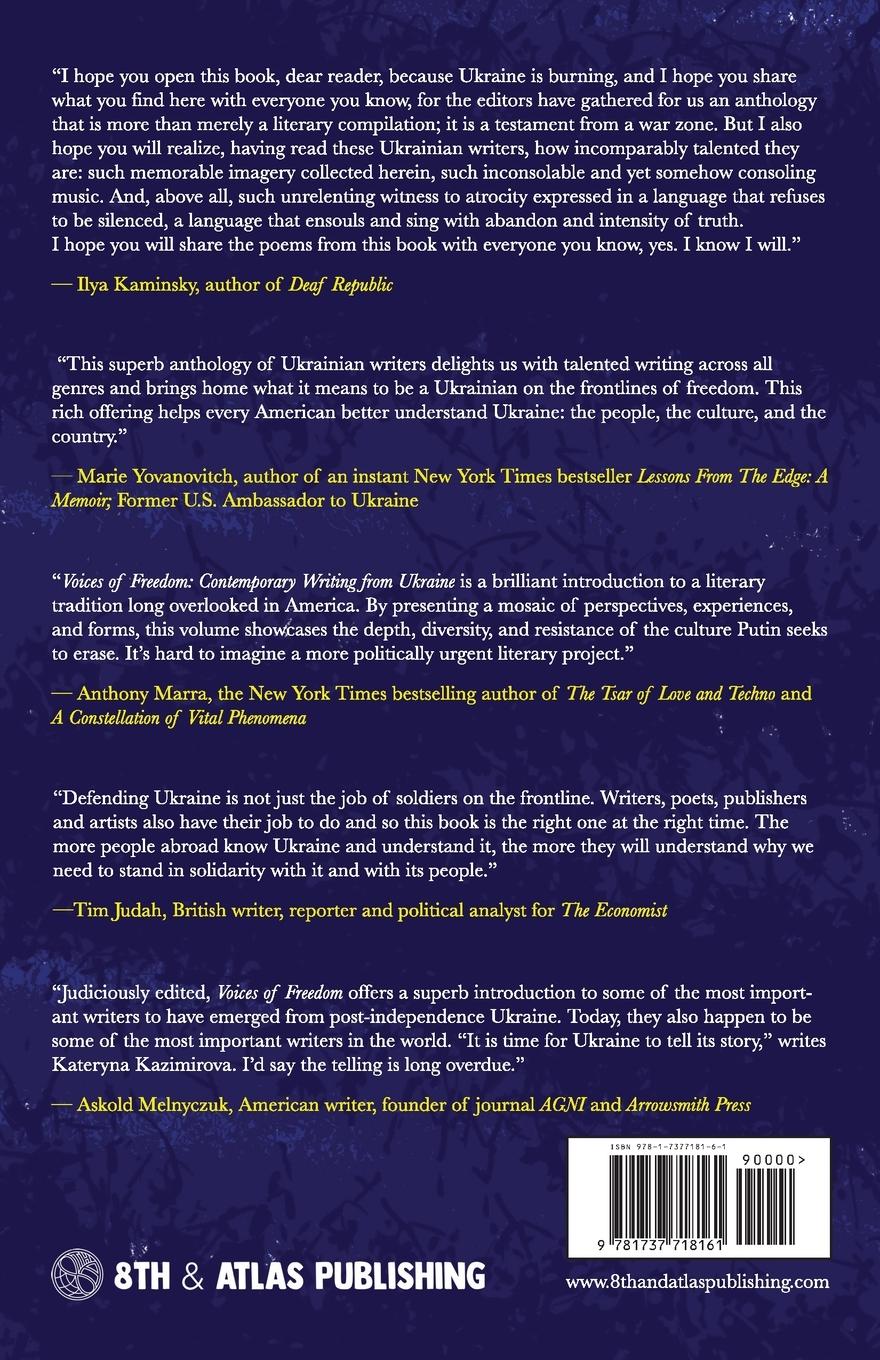 Rückseite: 9781737718161 | Voices of Freedom | Contemporary Writing From Ukraine | Taschenbuch