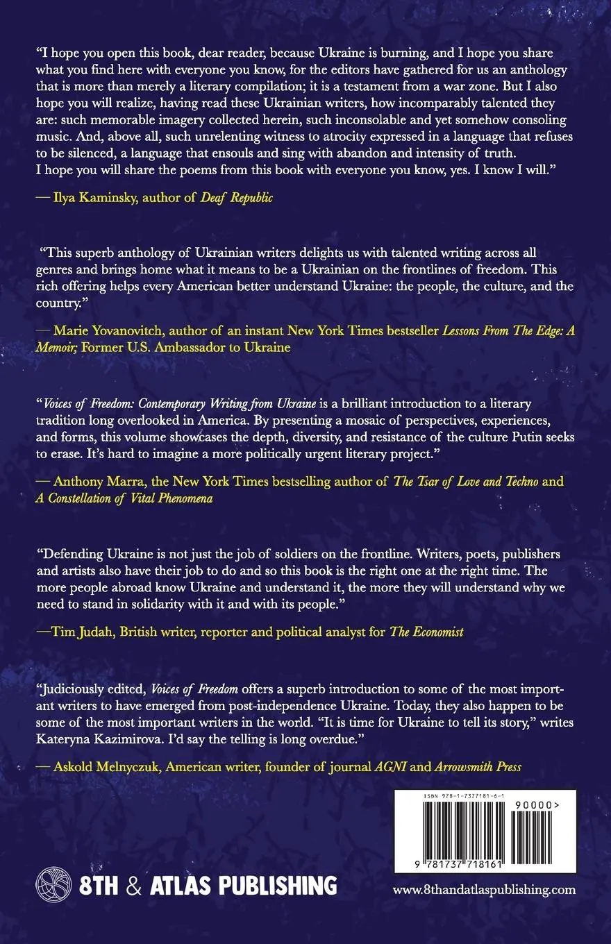 Rückseite: 9781737718161 | Voices of Freedom | Contemporary Writing From Ukraine | Taschenbuch