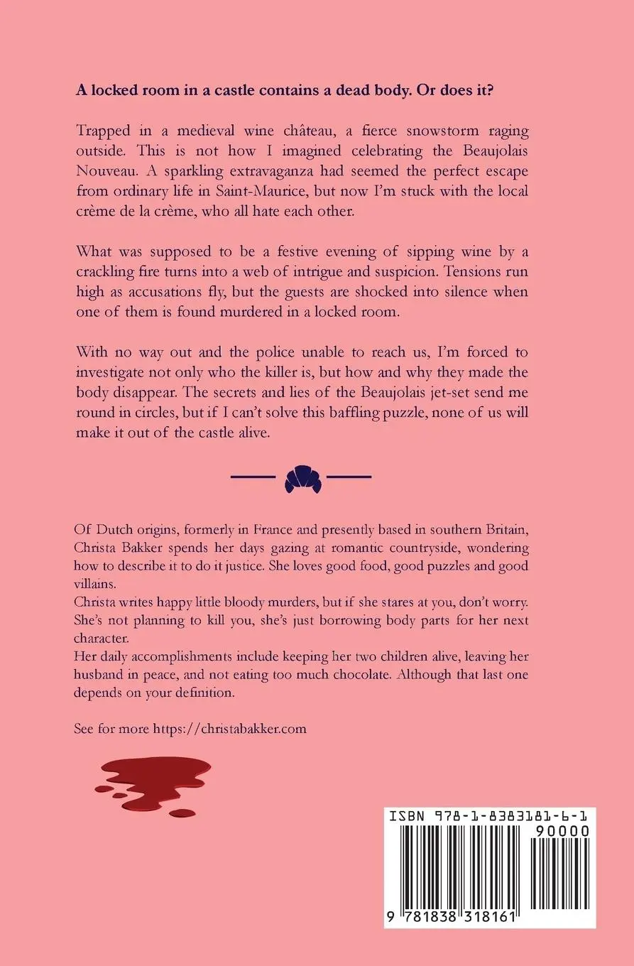 Rückseite: 9781838318161 | Beaujolais Blood | An unputdownable puzzle of a cozy mystery | Bakker