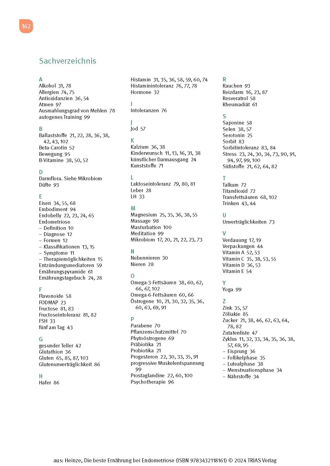 Bild: 9783432118161 | Die beste Ernährung bei Endometriose | Nicole R. Heinze | Taschenbuch