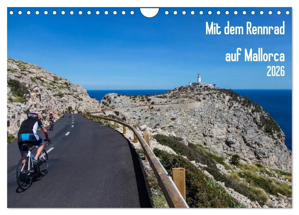 Cover: 9783516058161 | Mit dem Rennrad auf Mallorca (Wandkalender 2026 DIN A4 quer),...