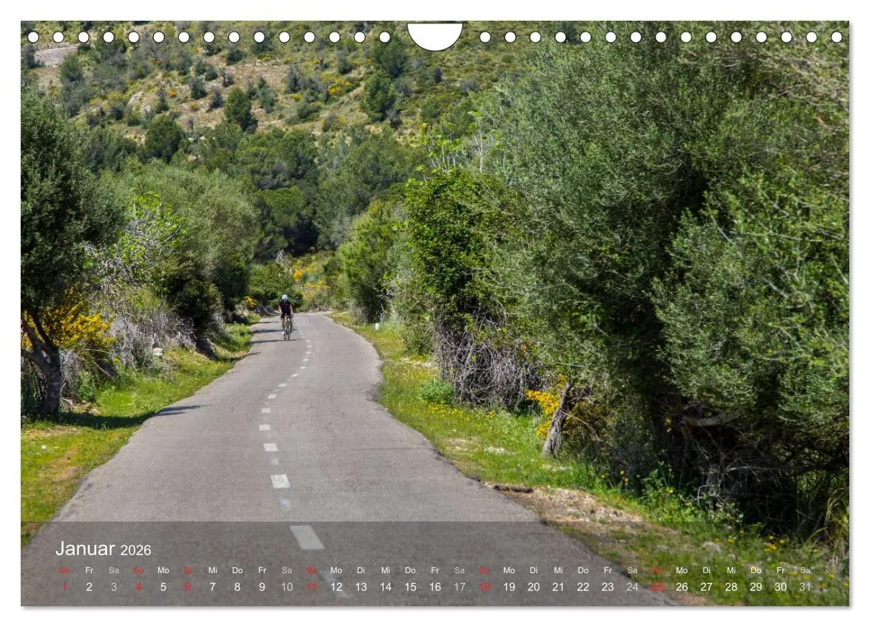 Bild: 9783516058161 | Mit dem Rennrad auf Mallorca (Wandkalender 2026 DIN A4 quer),...