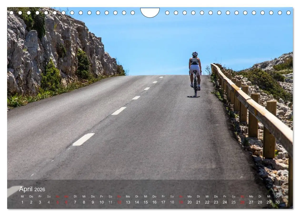 Bild: 9783516058161 | Mit dem Rennrad auf Mallorca (Wandkalender 2026 DIN A4 quer),...