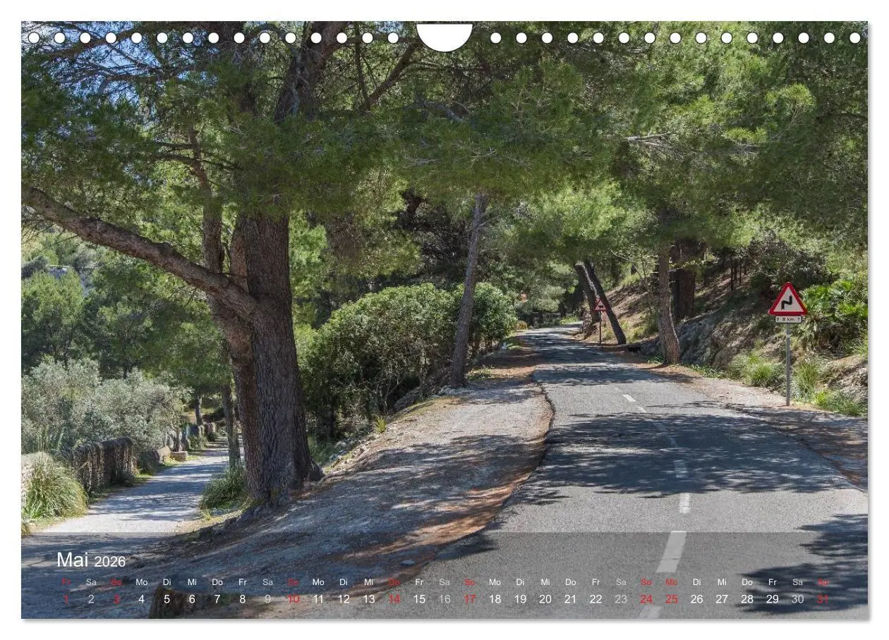 Bild: 9783516058161 | Mit dem Rennrad auf Mallorca (Wandkalender 2026 DIN A4 quer),...