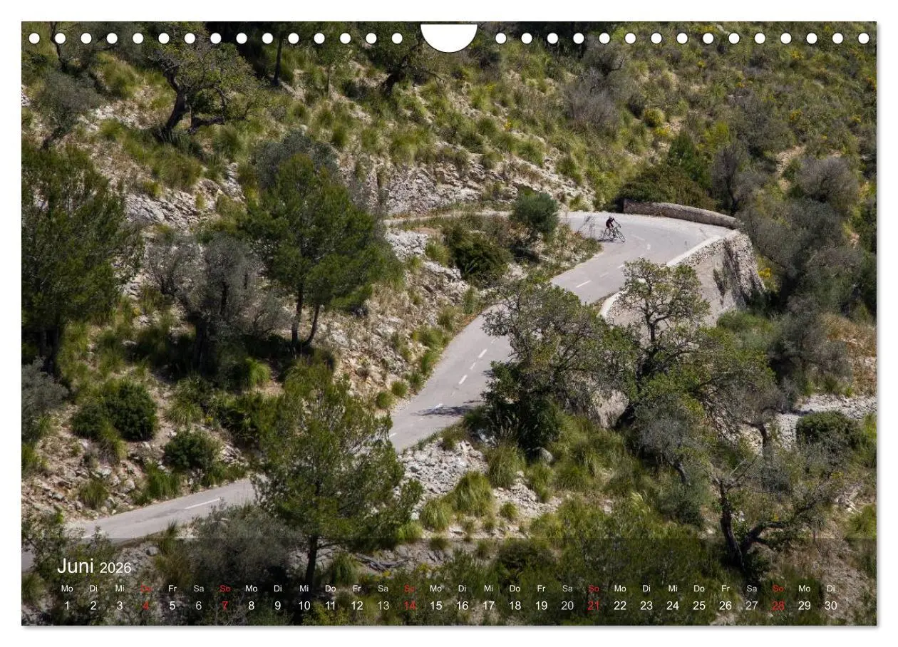 Bild: 9783516058161 | Mit dem Rennrad auf Mallorca (Wandkalender 2026 DIN A4 quer),...