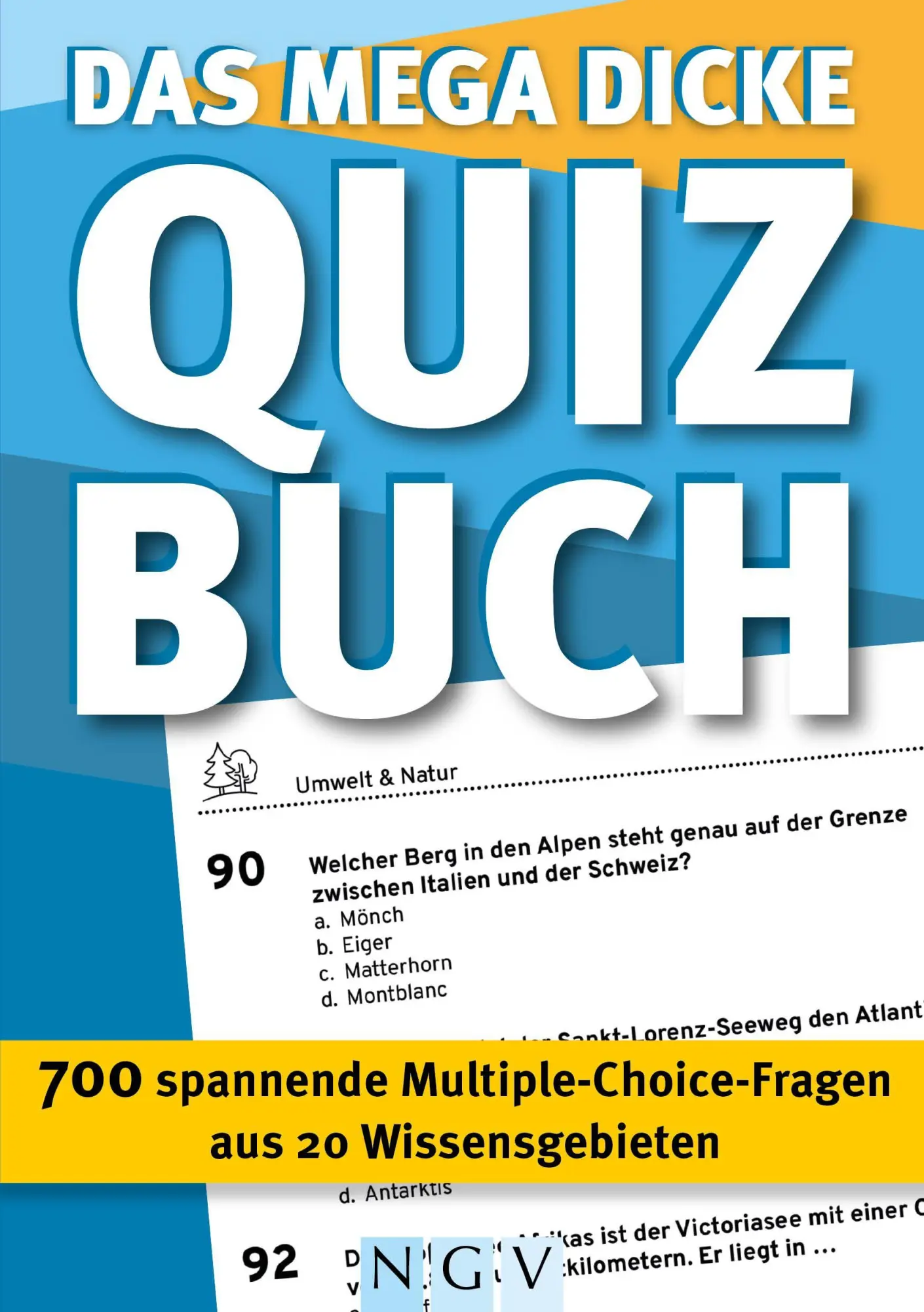 Cover: 9783625198161 | Das mega dicke Quizbuch (blau) | Taschenbuch | 208 S. | Deutsch | 2025