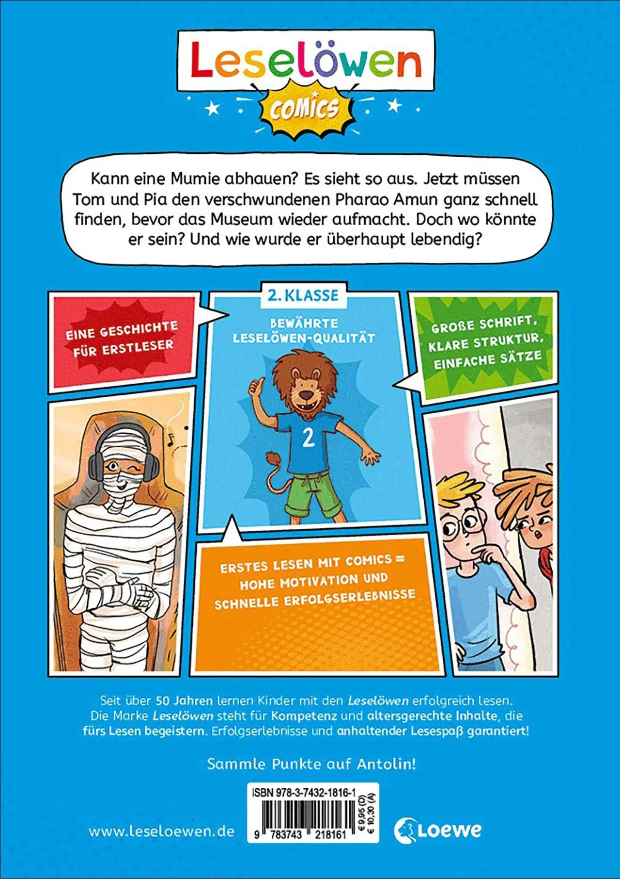 Bild: 9783743218161 | Leselöwen Comics 2. Klasse - Oh Schreck, die Mumie ist weg! | Wolz
