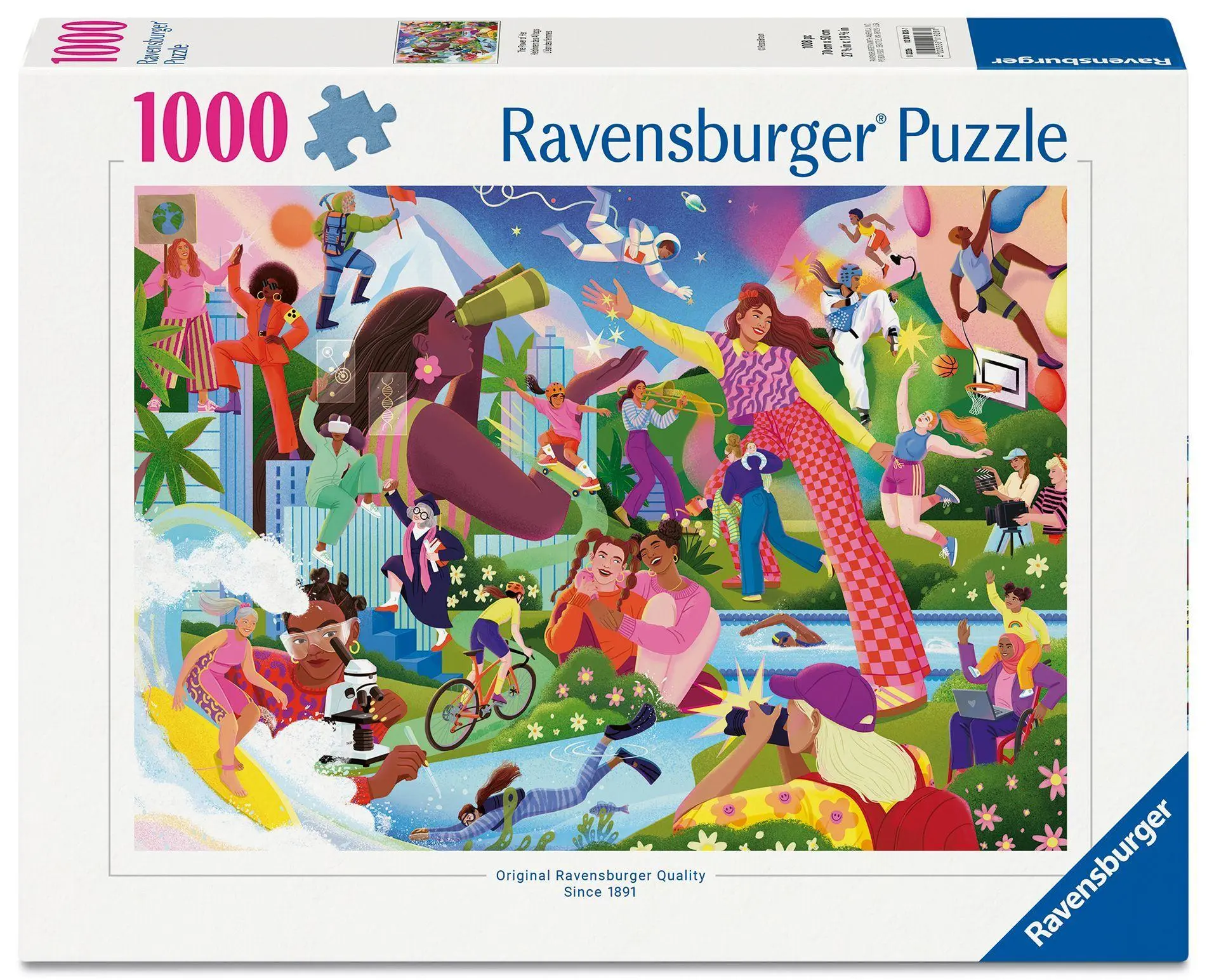 Cover: 4005555018261 | Erwachsenenpuzzle 1000 Teile - Heldinnen des Alltags | Spiel | Deutsch