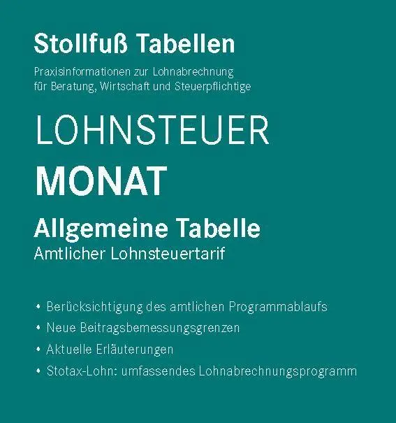 Cover: 9783083328261 | Tabelle, Lohnsteuer 2026 Monat | Allgemeine Tabelle | Taschenbuch