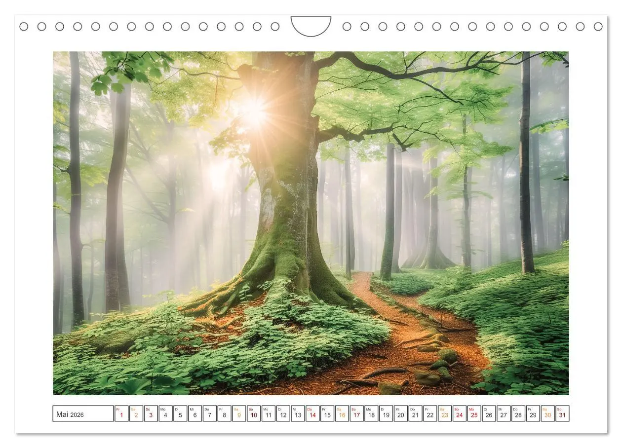 Bild: 9783457338261 | Mystische Wege (Wandkalender 2026 DIN A4 quer), CALVENDO...