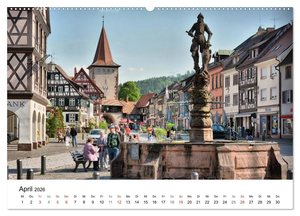Bild: 9783516048261 | Gengenbach - romantisches Kleinod im Schwarzwald (Wandkalender 2026...