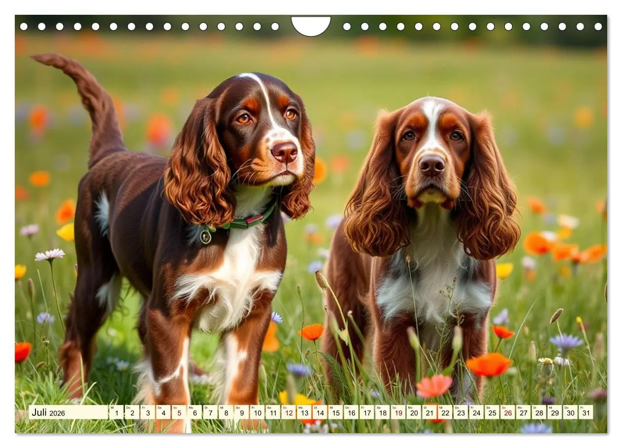 Bild: 9783516598261 | American Cocker Spaniel (Wandkalender 2026 DIN A4 quer), CALVENDO...