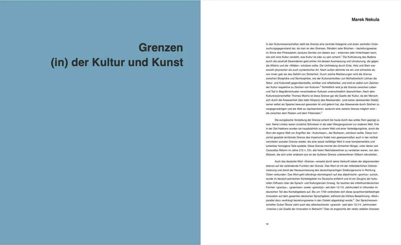 Bild: 9783775748261 | Grenzen in der Kunst | Tschechische Kunst in drei Generationen | Buch