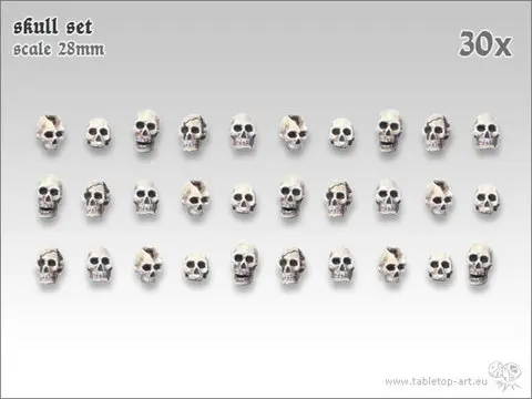 Cover: 610098488361 | Skull Set 2 (30) | deutsch | Tabletop-Art | EAN 610098488361