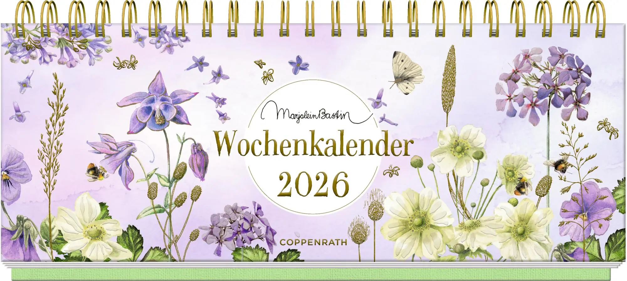Cover: 4050003958361 | Wochenkalender 2026 - violett | Marjolein Bastin | Kalender | 120 S.