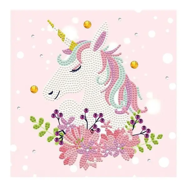 Bild: 4895225928361 | Diamond Dotz Verträumtes Einhorn | Kit (Bastelset) | 2592836 | Deutsch